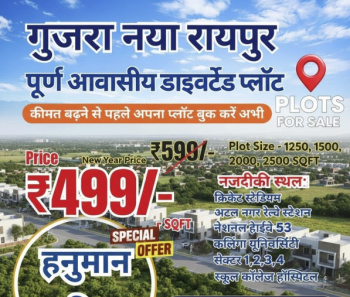 Residential Plot for Sale in Naya Raipur, Raipur