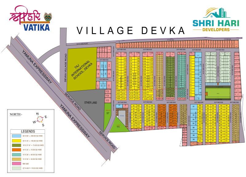  50 Sq. Yards Residential Plot for Sale in Tappal, Aligarh
