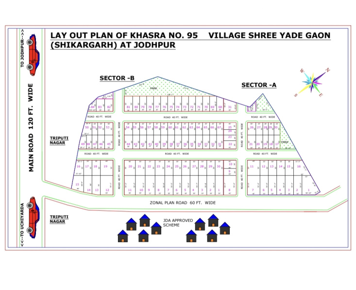  200 Sq. Yards Residential Plot for Sale in Shikargarh, Jodhpur