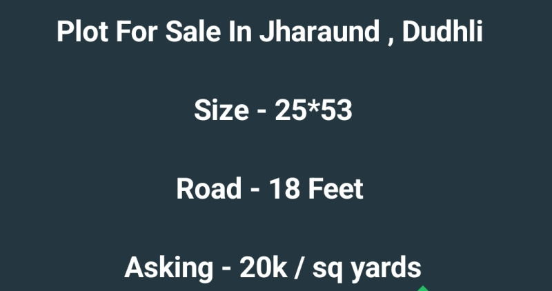  135 Sq. Yards Residential Plot for Sale in Dudhli Road, Dehradun