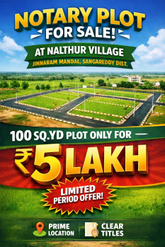 Residential Plot for Sale in Jinnaram, Medak