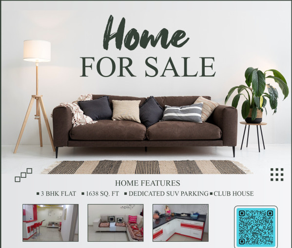 3 BHK 1636 Sq.ft. Apartment for Sale in Bill, Vadodara