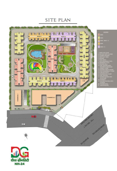 4 BHK 1981 Sq.ft. Apartment for Sale in Pilkhuwa, Hapur