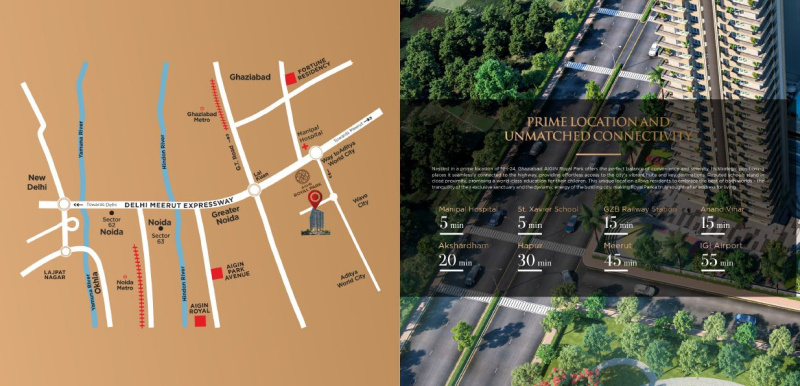 3 BHK 2475 Sq.ft. Apartment for Sale in Mohan Nagar, Ghaziabad