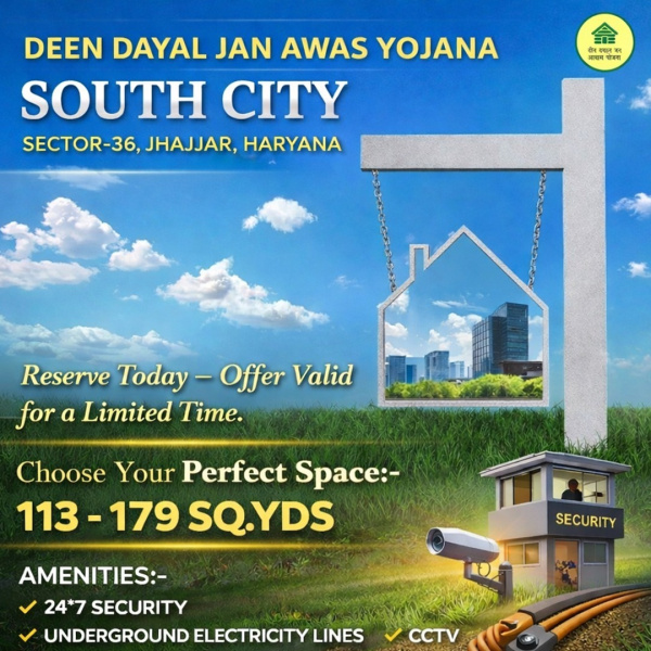  113 Sq. Yards Residential Plot for Sale in Sector 36, Jhajjar