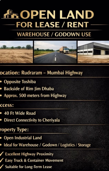  1 Acre Agricultural/Farm Land for Rent in Rudraram, Hyderabad