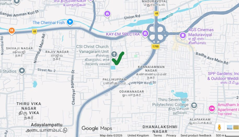  2000 Sq.ft. Residential Plot for Sale in Vanagaram, Chennai