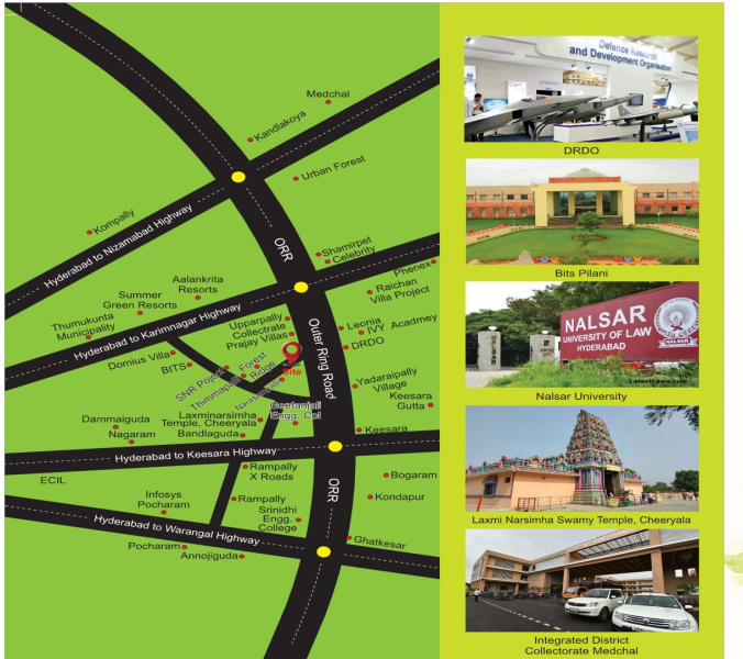  206 Sq. Yards Residential Plot for Sale in Shamirpet, Hyderabad