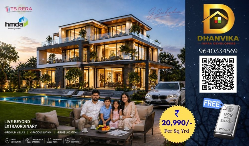  200 Sq. Yards Residential Plot for Sale in Shadnagar, Hyderabad