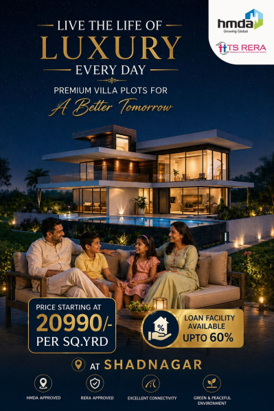  200 Sq. Yards Residential Plot for Sale in Shadnagar, Hyderabad