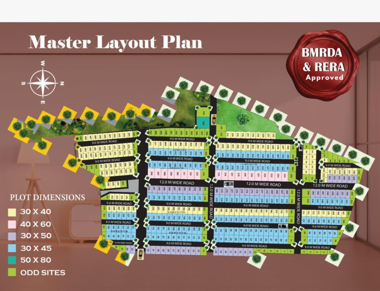  1200 Sq.ft. Residential Plot for Sale in Sondekoppa, Bangalore