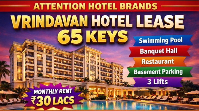  1100 Sq.ft. Guest House for Rent in Chetan Vihar, Vrindavan