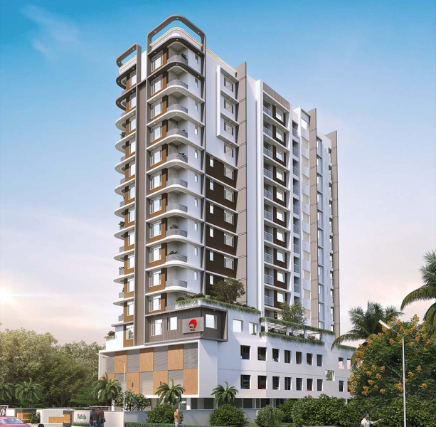 3 BHK 1256 Sq.ft. Apartment for Sale in Kesavadasapuram, Thiruvananthapuram