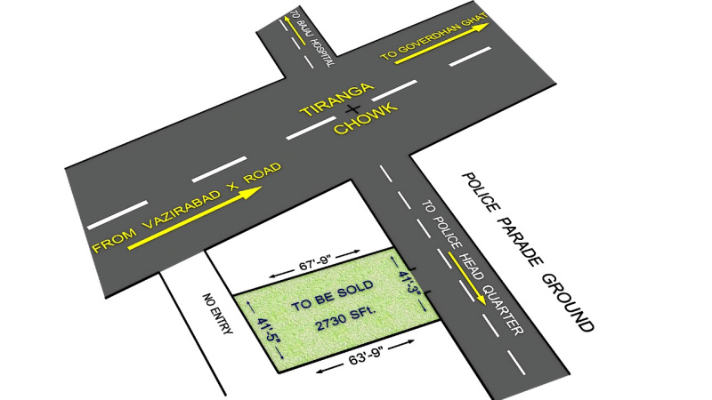  2730 Sq.ft. Warehouse for Sale in Vazirabad, Nanded