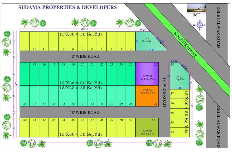  100 Sq.ft. Residential Plot for Sale in Sector 22 Gurgaon