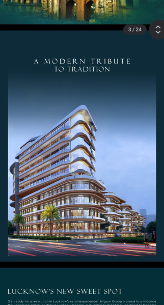  374 Sq.ft. Commercial Shop for Sale in Sushant Golf City, Lucknow