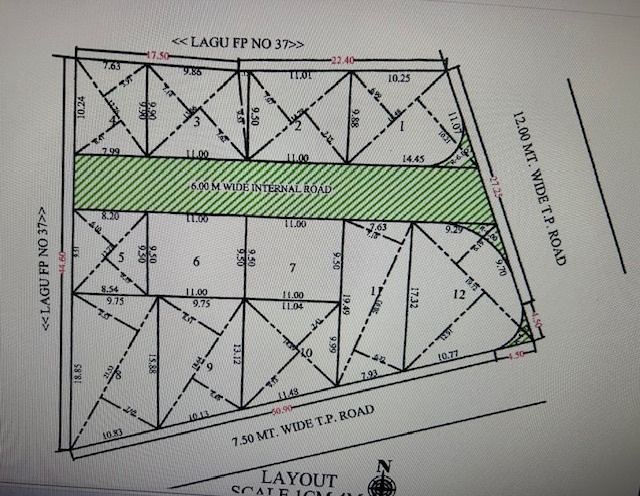  390 Sq. Yards Residential Plot for Sale in Dairy Road, Nadiad
