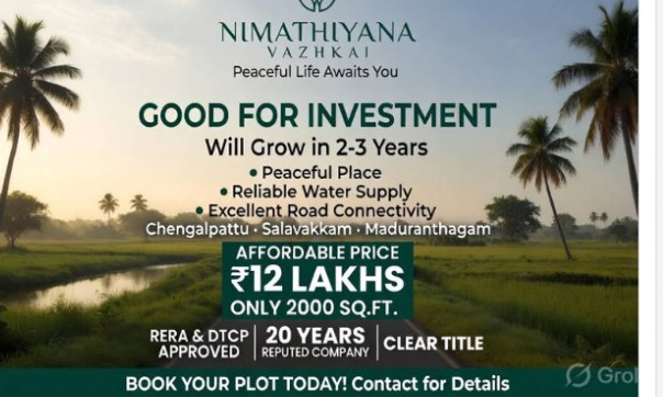  2400 Sq.ft. Residential Plot for Sale in Tambaram, Chennai