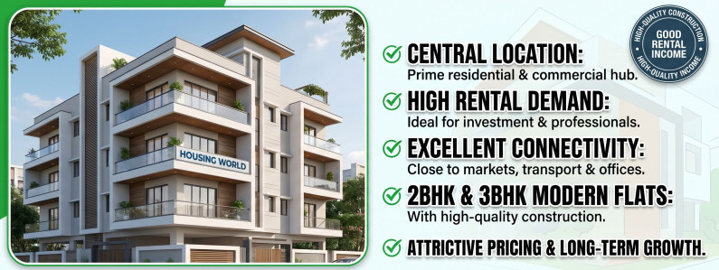 2 BHK 800 Sq.ft. Apartment for Sale in Boring Road, Patna