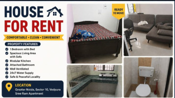 1.0 BHK Flats for Rent in Sector 10, Greater Noida