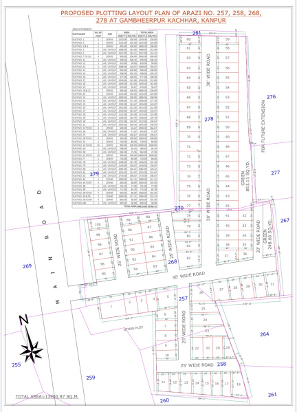  100 Sq. Yards Residential Plot for Sale in Singhpur, Kanpur