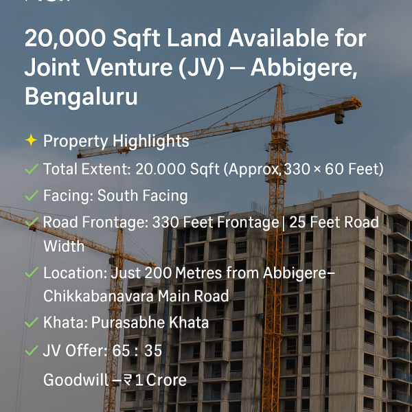  20000 Sq.ft. Agricultural/Farm Land for Sale in Abbigere, Bangalore