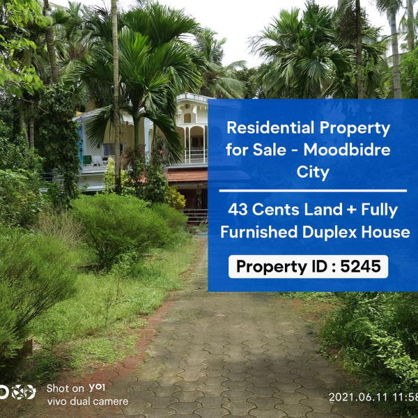  43 Cent Residential Plot for Sale in Moodabidri, Mangalore