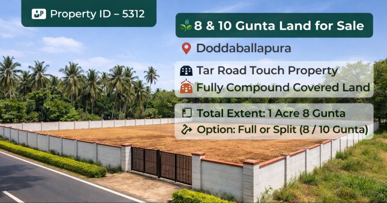  52272 Sq.ft. Commercial Land for Sale in Doddaballapur, Bangalore