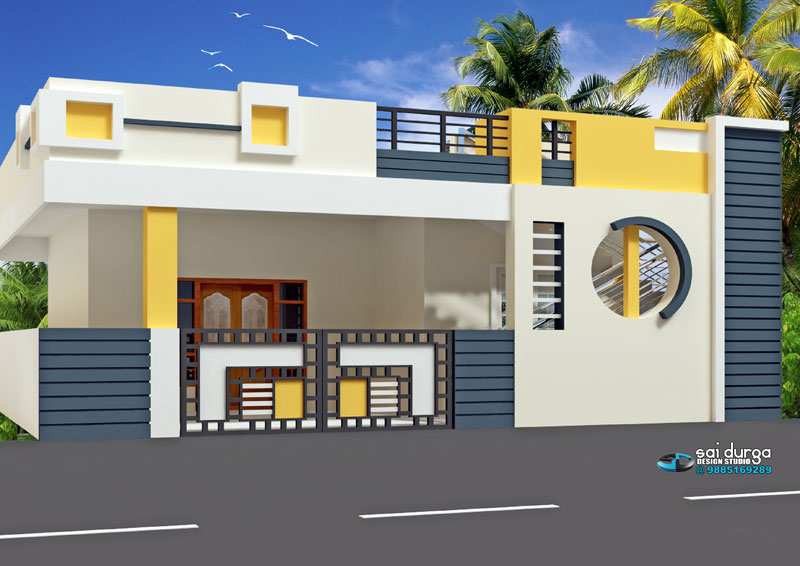 Front Elevation Designs For Ground Floor House In Andhra Pradesh