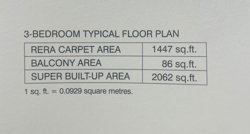 3 BHK Apartment 2062 Sq.ft. for Sale in Thirumangalam, Chennai