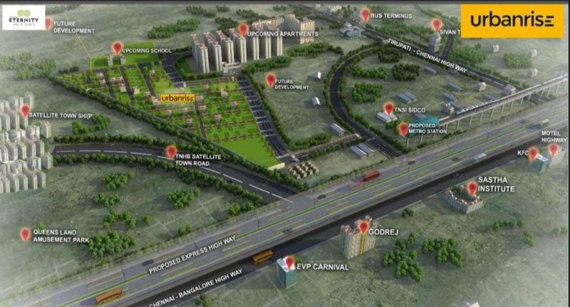 2 BHK Apartment 900 Sq.ft. for Sale in Thirumazhisai, Chennai