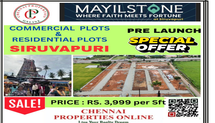  Residential Plot 600 Sq.ft. for Sale in Siruseri, Chennai