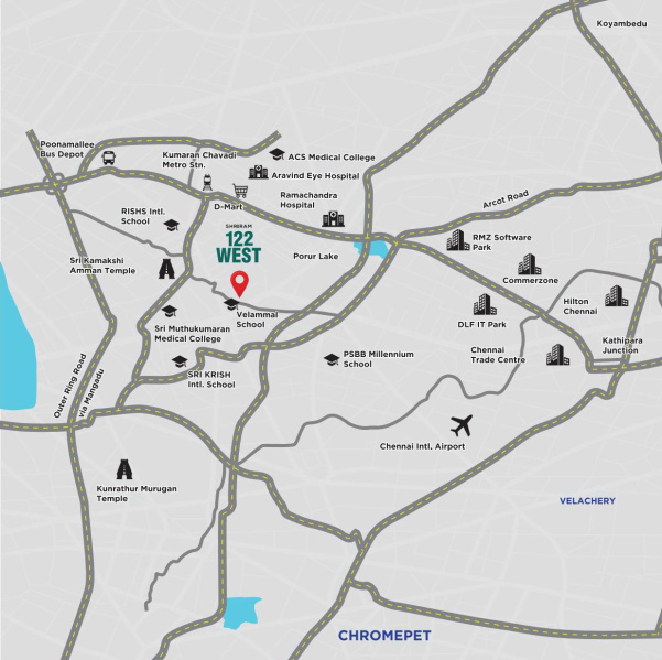 2.5 BHK 1157 Sq.ft. Apartment for Sale in Magadu, Chennai