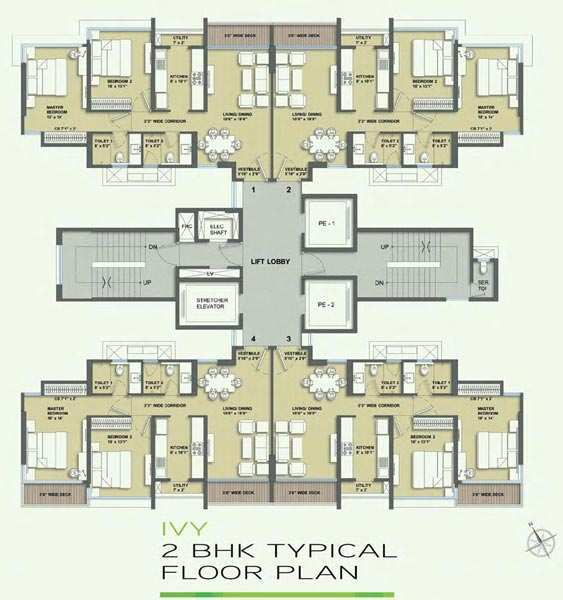 2 BHK Residential Apartment 1277 Sq.ft. for Sale in Pokhran 2, Thane