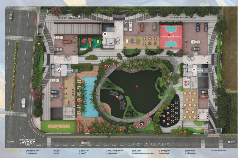 5 BHK 5765 Sq.ft. Apartment for Sale in Vesu, Surat