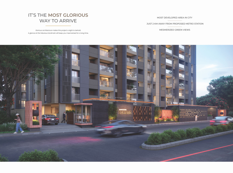 3 BHK 2340 Sq.ft. Apartment for Sale in Adajan, Surat