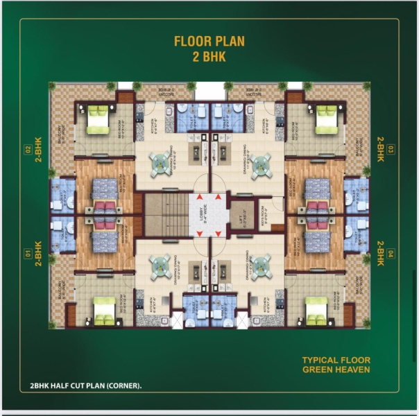 2.5 BHK 890 Sq.ft. Apartment for Sale in Sector 12, Greater Noida