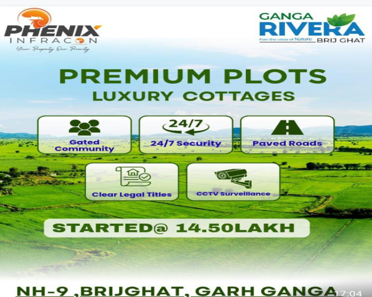  1800 Sq.ft. Residential Plot for Sale in Garhmukteshwar, Hapur