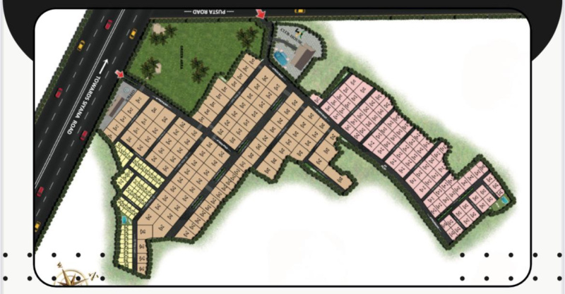 2 BHK 756 Sq. Yards Farm House for Sale in Garhmukteshwar, Hapur