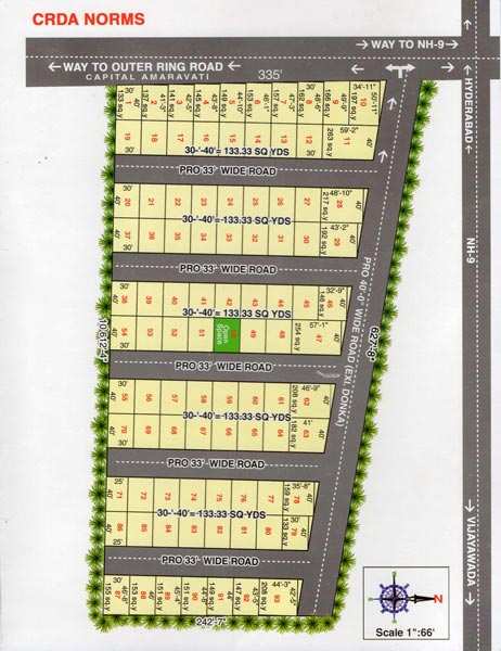 Residential Plot 133 Sq. Yards for Sale in Kanchikacherla, Vijayawada