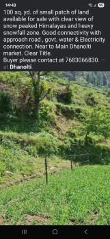  Residential Plot for Sale in Mussoorie, Dehradun