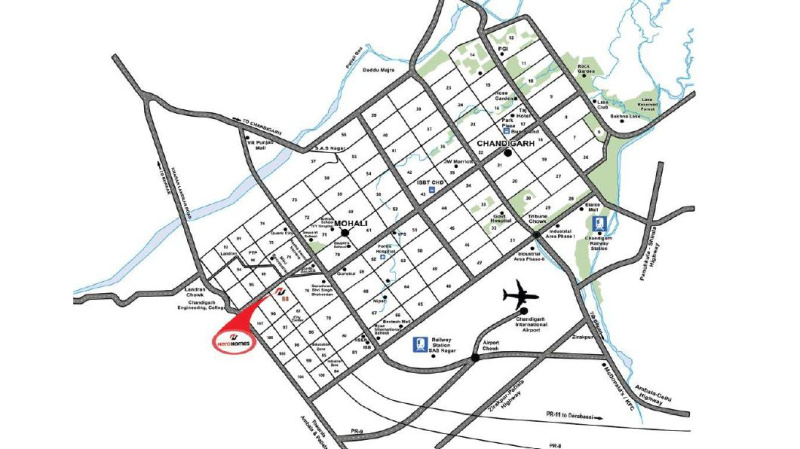 4 BHK 3490 Sq.ft. Apartment for Sale in Phase 3, Mohali