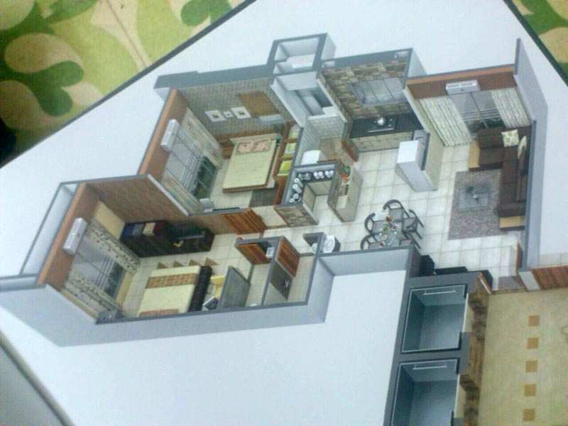 2 BHK Apartment 1200 Sq.ft. for Sale in Adajan, Surat