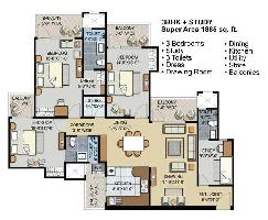 4 BHK Flat for Sale in Sector 77 Noida