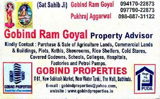  Commercial Shop for Sale in Bhatti Road, Bathinda