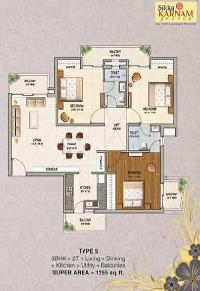 3 BHK Flat for Sale in Sector 143 Noida