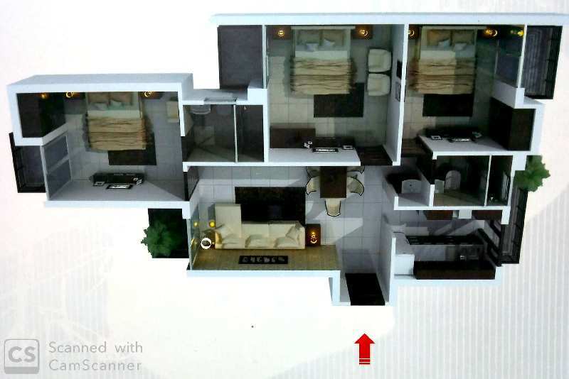 3 BHK Apartment 87 Sq. Meter for Sale in