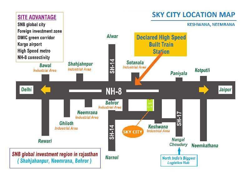  Residential Plot 100 Sq. Yards for Sale in Neemrana, Alwar