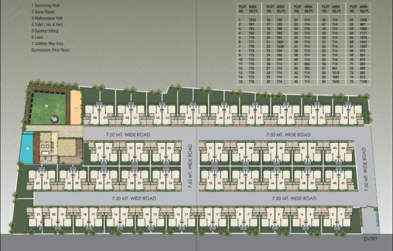 3 BHK House 714 Sq.ft. for Sale in Atladra, Vadodara