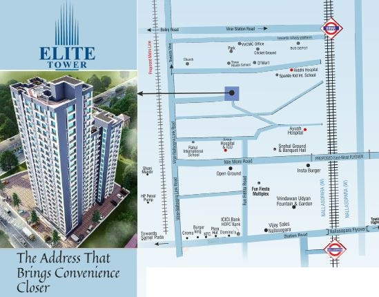 1 BHK 580 Sq.ft. Apartment for Sale in Nalasopara West, Mumbai